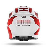 Casco Airoh Twist 2 Lift rojo opaco - 3