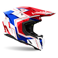 Casco Airoh Twist 3 Dizzy azul rojo