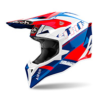 Airoh Wraaap Feel Helmet Blue Red