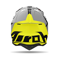 Casco Airoh Wraaap Reloaded amarillo opaco - 3