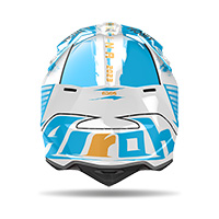 Airoh Wraaap Six Days Argentina Helmet Gloss - 3
