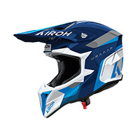Airoh Wraaap Conquer Helm blau