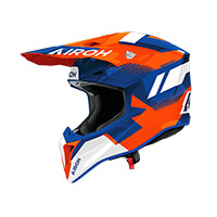 Airoh Wraaap Vision Helm orange blau