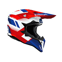 Airoh Wraaap Vision Helm rot blau - img 2