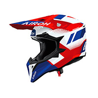Airoh Wraaap Vision Helm rot blau