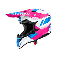 Airoh Wraaap Vision Helm pink