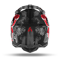 Casque Airoh Wraap Alien rouge mat - 3