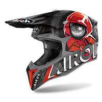 Airoh Wraap Alien Helmet Red Matt