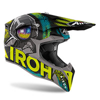 Casque Airoh Wraap Alien Jaune Mat