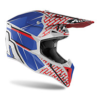 Airoh Wraap Idol Helmet Red Blue
