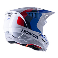 Alpinestars Honda SM5 2206 Helmet white blue