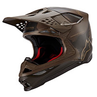 Casque Alpinestars Supertech M10 Squad 23 Marron