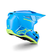 Casque Alpinestars SM3 Force cyan brillant - 4