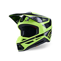 Alpinestars Sm3 Heat Helmet Yellow Fluo