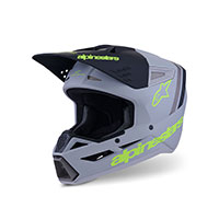 Alpinestars Sm3 Radium Helmet Black White Grey
