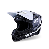 Alpinestars Sm3 Radium Helmet Black White Grey