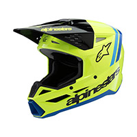 Alpinestars S-m3 Youth Radium Helmet Yellow Kid