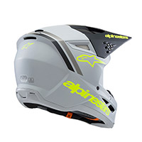 Alpinestars S-m3 Youth Radium Helmet Grey Black Kid