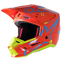 Casco Alpinestars Sm5 Action Arancio Fluo