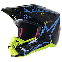 Casco Alpinestars SM5 Action blanco azul