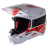 Alpinestars Sm5 Bond Helmet White Red