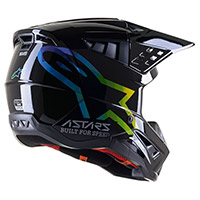 アルパインスターズSM5コンパスヘルメットブラックシルバーの色合い - 2