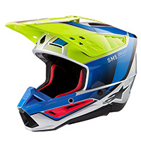 Alpinestars Sm5 2206 Sail Helmet Yellow Blue