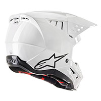 Casque Alpinestars Sm5 2206 Solid Blanc