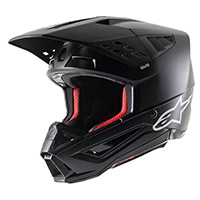 Casco Alpinestars Sm5 2206 Solid Nero Opaco