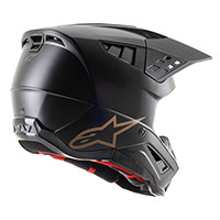 Casco Alpinestars Sm5 Solid Nero Marrone Opaco