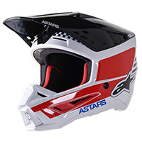 Casque Alpinestars SM5 Speed ​​blanc rouge