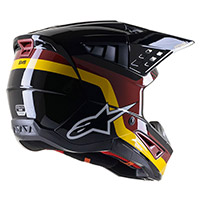 Alpinestars Sm5 Venture Helmet Bordeaux Yellow