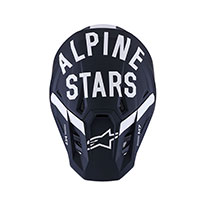 Alpinestars Sm7 2206 Dasher Helmet Black White Matt - 5