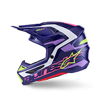 Alpinestars Sm7 2206 Deed Helmet Purple Pink - 2