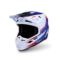 Alpinestars SM7 2206 Blaster Helm blau rot