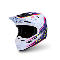 Casco Alpinestars SM7 2206 Blaster viola bianco