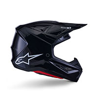 Alpinestars Sm7 2206 Solid Helmet Black Glossy