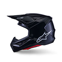 Alpinestars Sm7 2206 Solid Helmet Black Glossy - 3