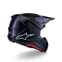 Alpinestars Sm7 2206 Solid Helmet Black Glossy - 4