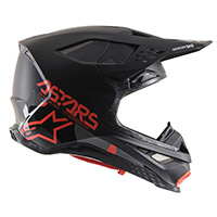 Casco Alpinestars S-m8 Echo Nero Grigio Rosso Fluo - img 2