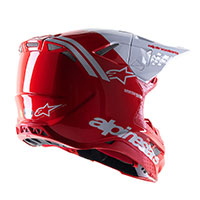 Casco Alpinestars S-m8 Radium 2 Bright Rosso
