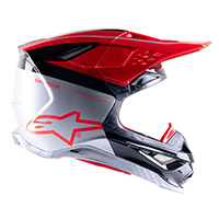 Casco Alpinestars Supertech M10 Acumen Rosso Fluo - img 2