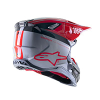 Alpinestars Supertech M10 Acumen Helmet Red Fluo - 4