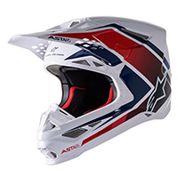 Casco Alpinestars Supertech M10 Meta 2 Bianco
