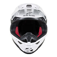 Off Road Helmet Alpinestars S-m8 White - 5