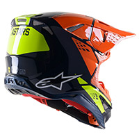 Casco Alpinestars Supertech M8 Factory Arancio - img 2