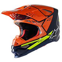 Casco Alpinestars Supertech M8 Factory Arancio