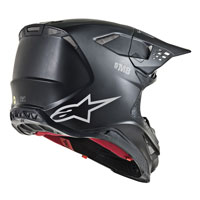 Casco Cross Alpinestars S-m8 Nero Opaco - img 2