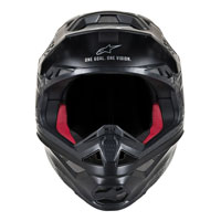 Off Road Helmet Alpinestars S-m8 Black Matt - 5