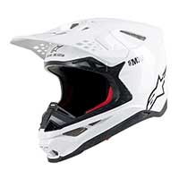 Alpinestars Supertech M10 Casque Solid Ece blanc